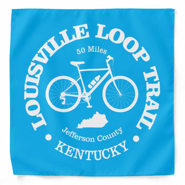 Louisville Loop (cycling) Bandana (Front)