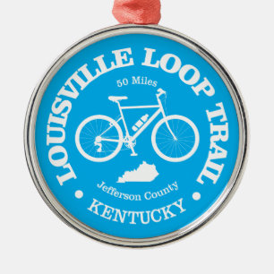 Louisville Loop (cycling) Metal Ornament