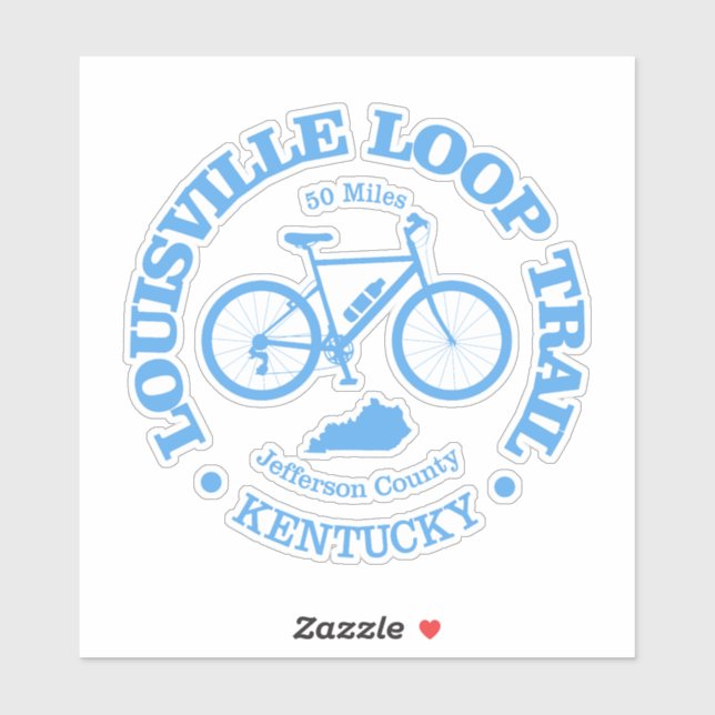 Louisville Loop (cycling) Sticker (Sheet)