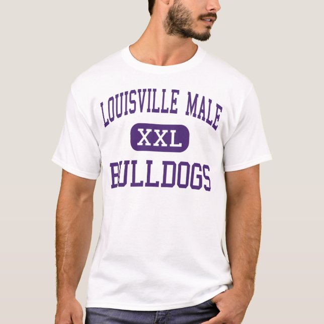 Louisville Male - Bulldogs - High - Louisville T-Shirt (Front)