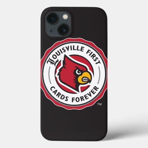 Louisville Seal _ Louisville First Cards Forever iPhone 13 Case
