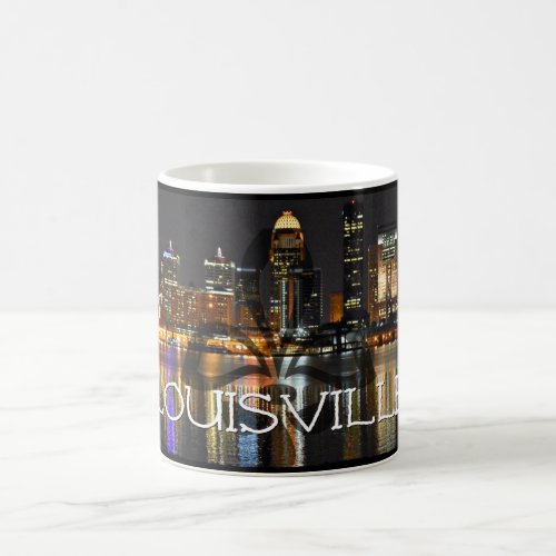 Louisville Skyline Coffee Mug with Fleur de Lis