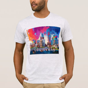 Louisville Skyline Graffiti Art T-Shirt