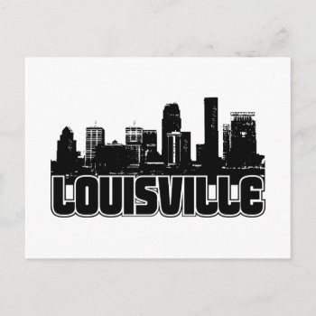 Louisville Skyline Postcard by TurnRight at Zazzle