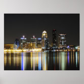 Louisville Kentucky City Skyline Keychain | Zazzle