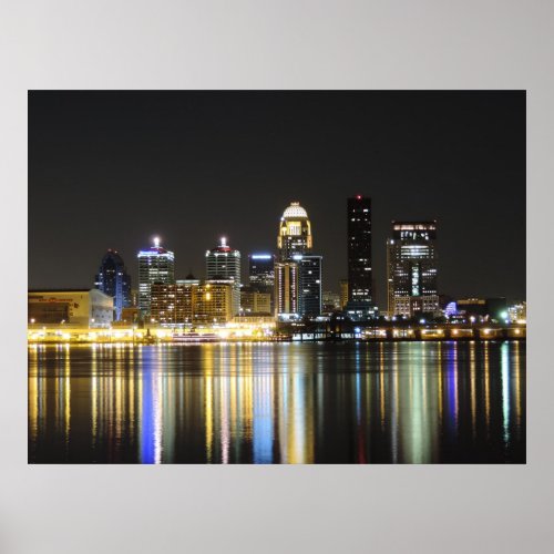 Louisville skyline print