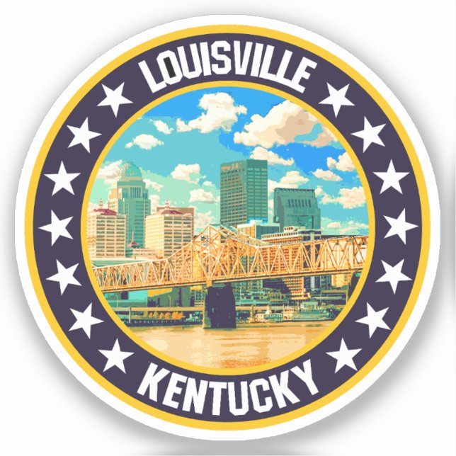 Louisville                                         sticker (Front)