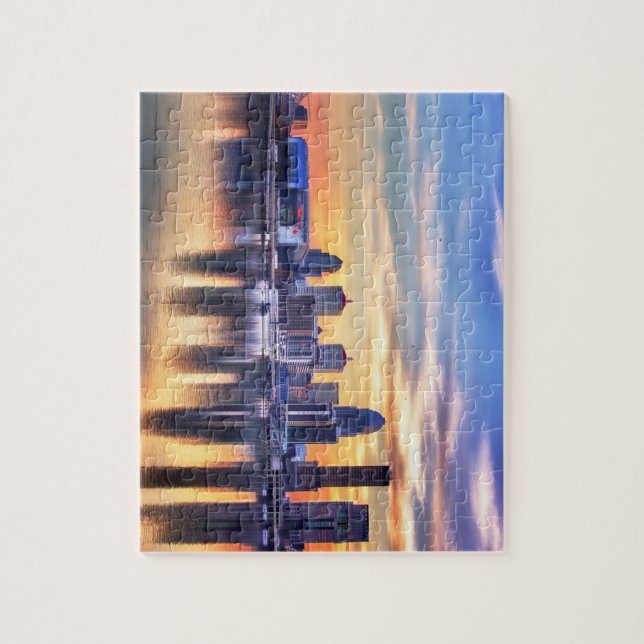 Louisville Sunset Puzzle (Vertical)