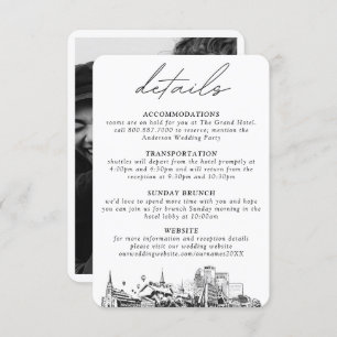 Louisville Wedding Details Enclosure Card
