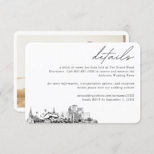 Louisville Wedding Hotel Room Block Details Enclosure Card