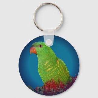 Loula On Blue Keychain