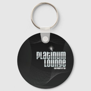 Lounge Black/Platinum keychain