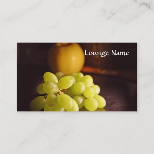 Customizable Lounge or Restaurant Business Card Template
