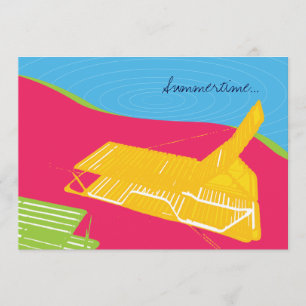 Lounge by the Pool Party Invitation