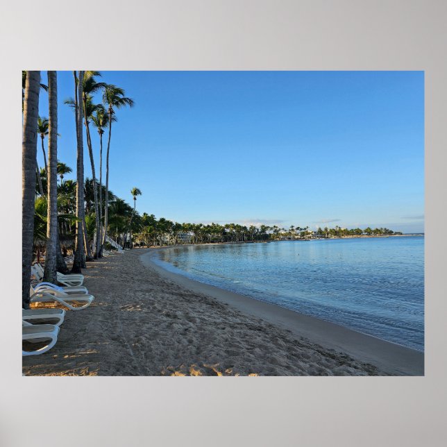 Lounge chair, beach poster (Front)