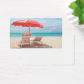 Lounge chairs on the ocean beach (Desk)