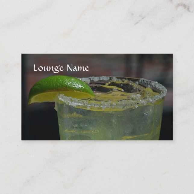 Lounge or Restaurant Business Card Template (Front)
