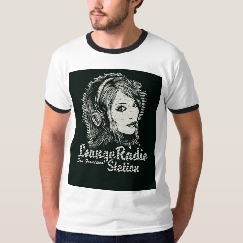Lounge Radio Station Design T_Shirt