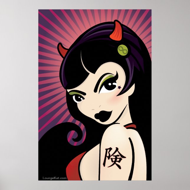 LoungeKat Poster: Devil Girl Poster (Front)