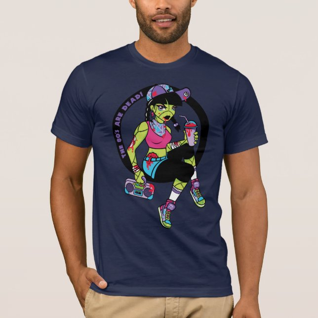 LoungeKat T-shirt - The 80's are Dead! (men's) (Front)