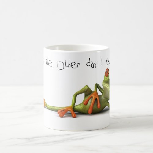 Lounging Frog Coffee Mug