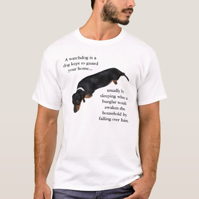 Lounging Hound Watchdog Quote Shirt (Front)