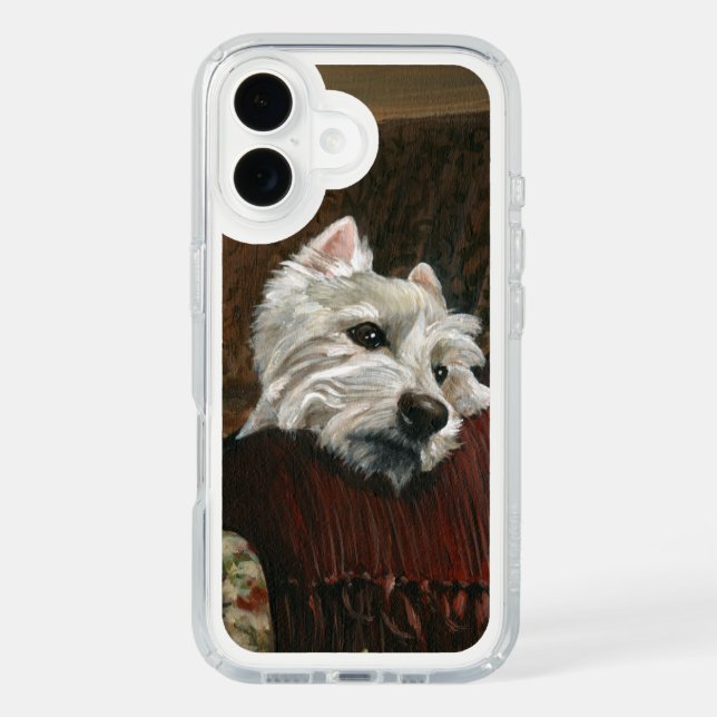 Lounging Westie on Sofa Speck iPhone Case (Front)