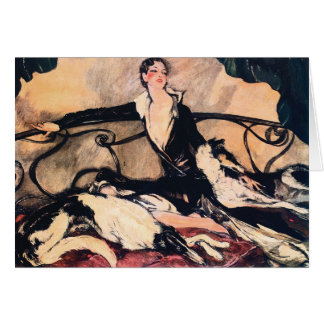 Lounging with Borzoi Cards