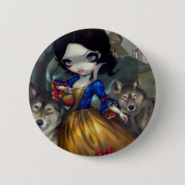 "Loup-Garou: Blanche Neige" Button (Front)