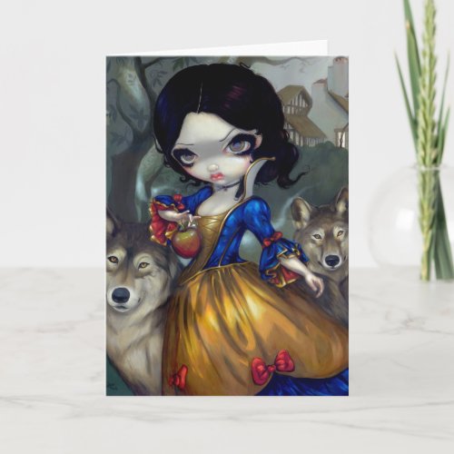 Loup_Garou Blanche Neige Greeting Card