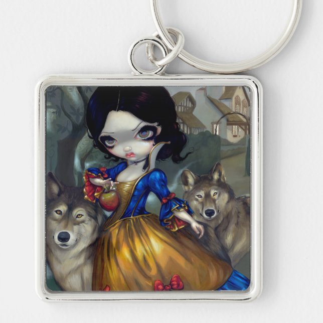 "Loup-Garou: Blanche Neige" Keychain (Front)