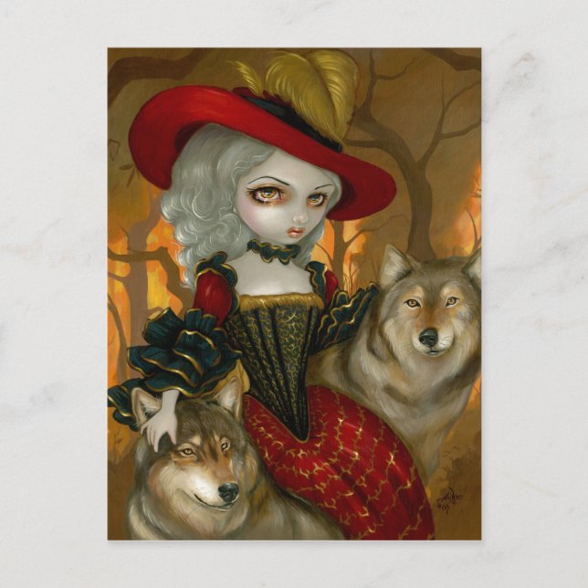 "Loup-Garou:  d'Automne" Postcard (Front)