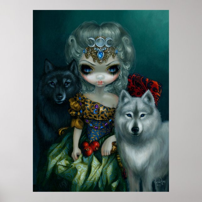 Loup-Garou La Grande Prêtresse ART PRINT Wolf (Front)