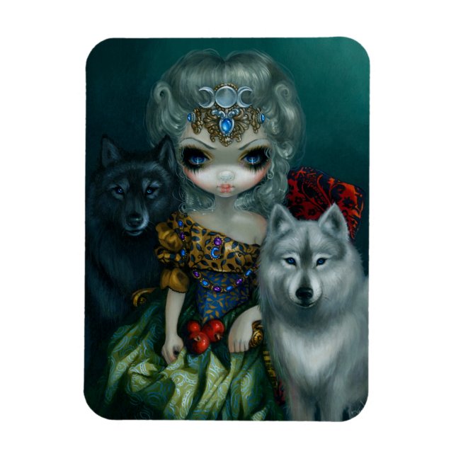 "Loup-Garou:  La Grande Prêtresse" Flex Magnet (Vertical)