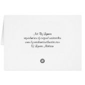 Loupins and Birch trees Cards (Back Horizontal)