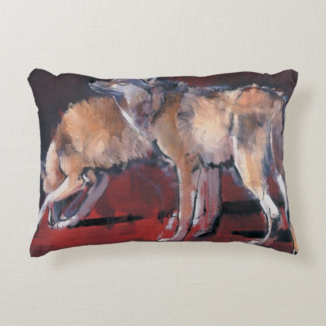 Loups 2001 decorative pillow (Front)