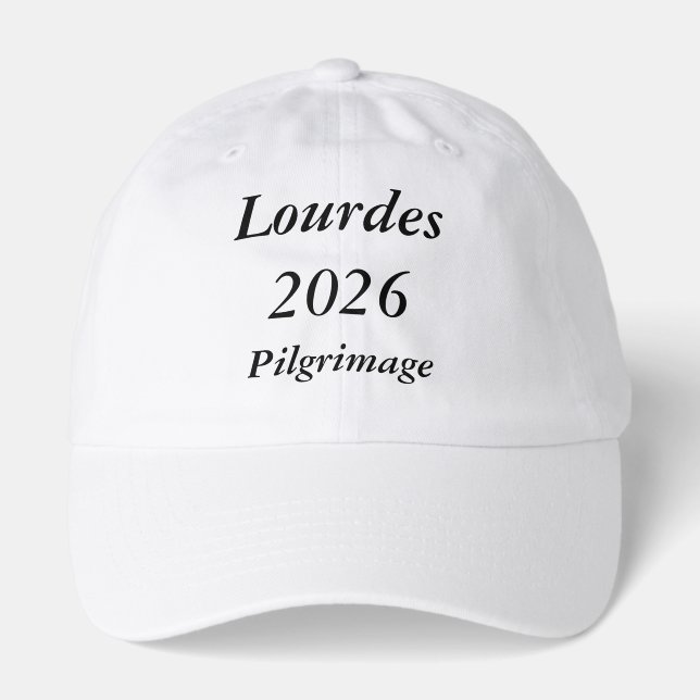 Lourdes 2026 Pilgrimage  Hat (Front)