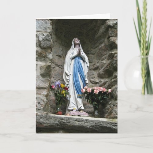 Lourdes Image Blank Card