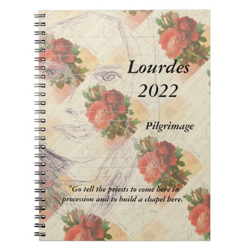 Lourdes Pilgrimage 2022 Notebook