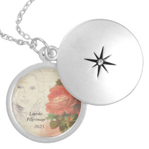 Lourdes Pilgrimage 2023 Locket Necklace