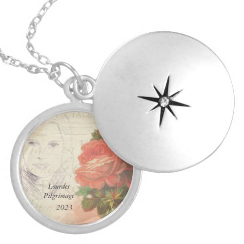 Lourdes Pilgrimage 2023 Locket Necklace