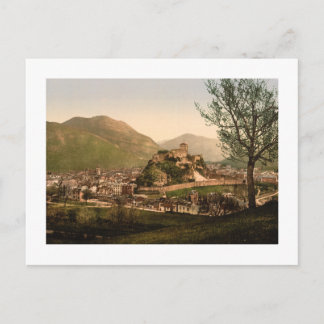 Lourdes, Pyrenees - City and Castle Postcard