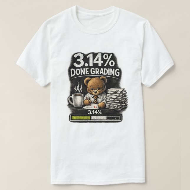 L'ours enseignant corrige les copies T-Shirt (Design Front)