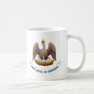 Lousiana Flag Theme 01 Coffee Mug