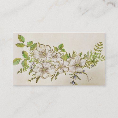 Lousiana Magnolia Business Card