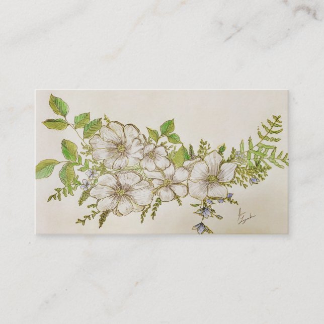 Lousiana Magnolia Business Card (Front)