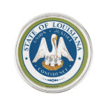 Lousiana  State Seal Lapel Pin
