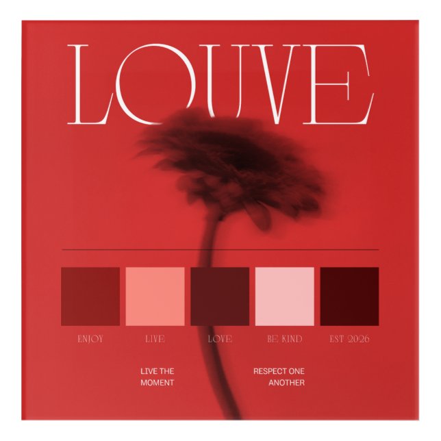 Louve Acrylic Print (Front)