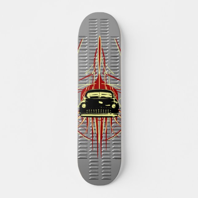 Louvered Lead Sled Skateboard Deck (Front)