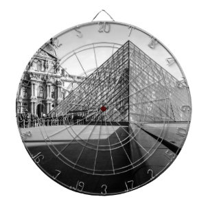 Louvre Dartboard With Darts